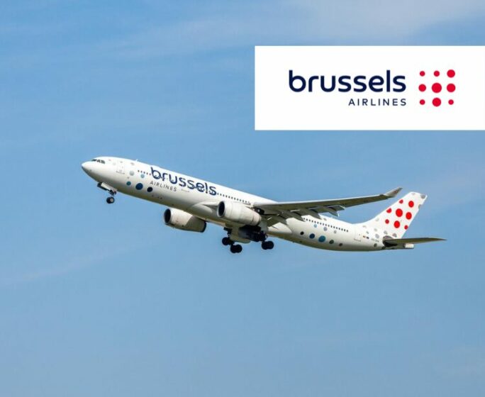 Brussels Airlines Maschie mit Logo